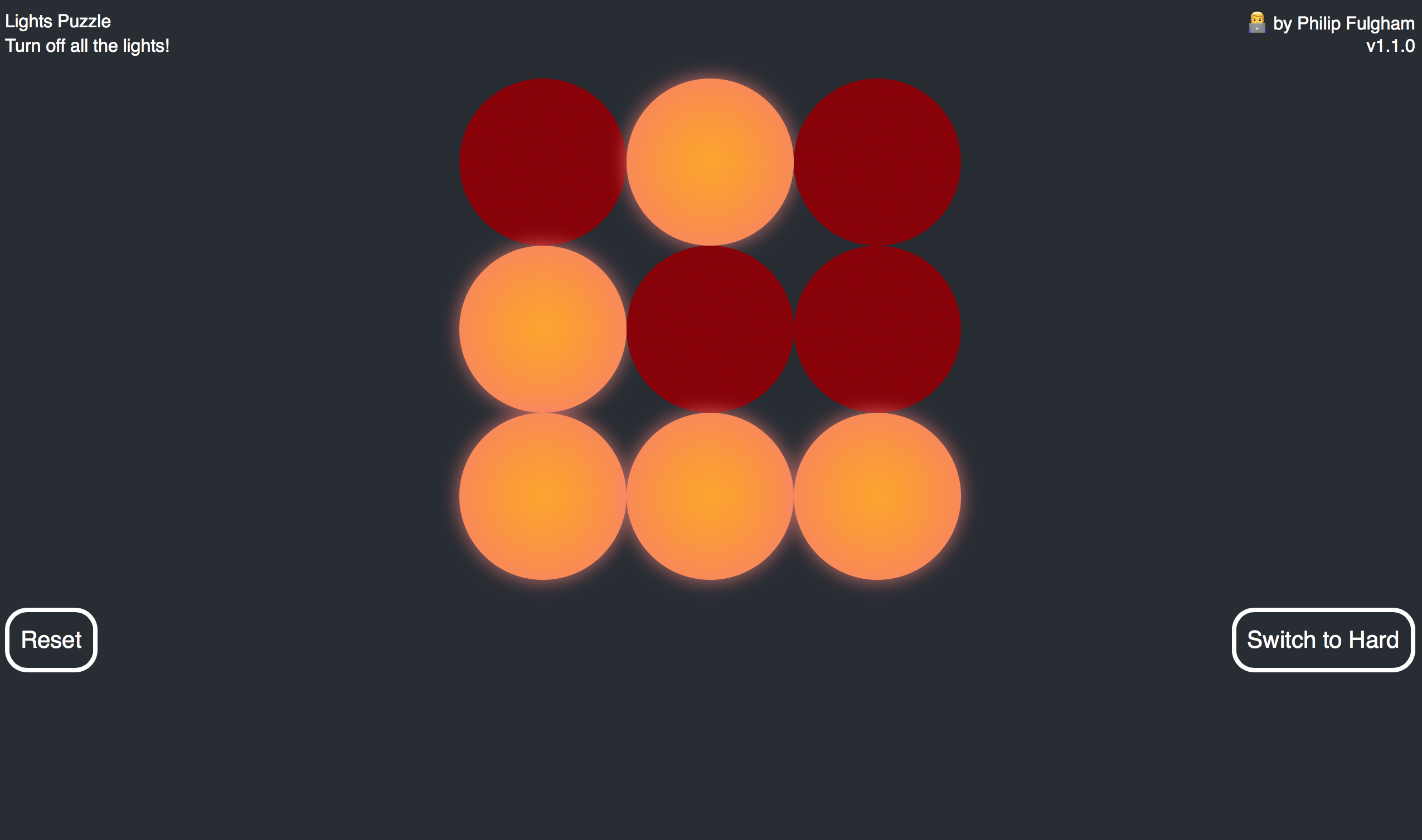 Screenshot of Lights Puzzle
