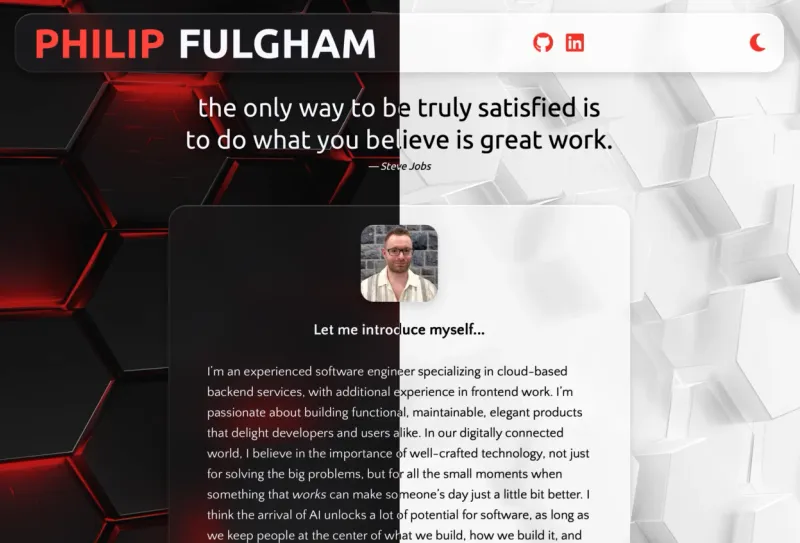 Screenshot of PhilipF5.dev v5